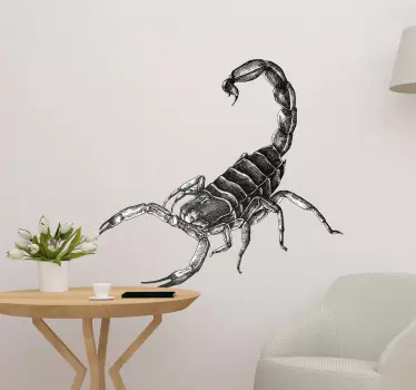 Scorpion djur vardagsrum vägg inredning - Tenstickers