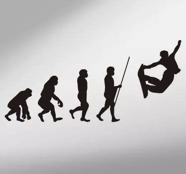 Snowboard bil klistermärke - Tenstickers