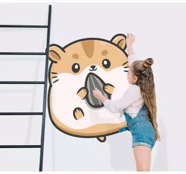 Söt hamster tecknad husdjur dekaler - Tenstickers