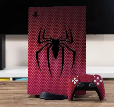 Spiderman bröstlogotyp playstation 5 klistermärken - Tenstickers