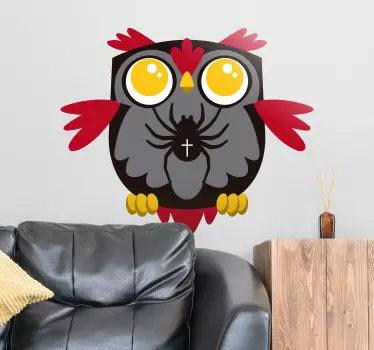 Spindelvägg konst stil klistermärke - Tenstickers