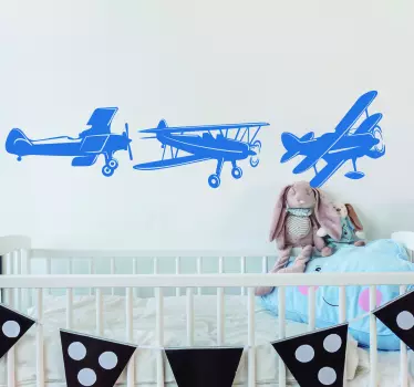 Spitfires väggdekor - Tenstickers
