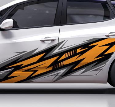 Sport bil dekal wrap design bil dekal - Tenstickers
