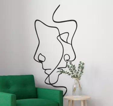 Står inför minimalistiska dekaler - Tenstickers