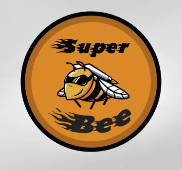 Super bee 70-tals dekal motorcykel - Tenstickers