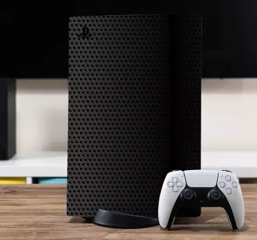 Svart kol skin playstation 5 dekal - Tenstickers