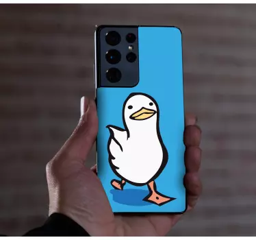 Swaggy promenader anka iphone dekal - Tenstickers