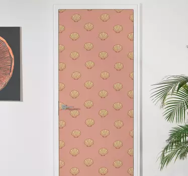 Symmetrisk dekal med glasdörr - Tenstickers