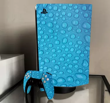 Vatten på glas playstation 5 klistermärken - Tenstickers