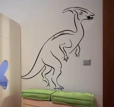 Velociraptor dinosaurie väggklistermärke - Tenstickers