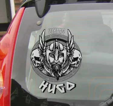 Viking personlig bildekal - Tenstickers