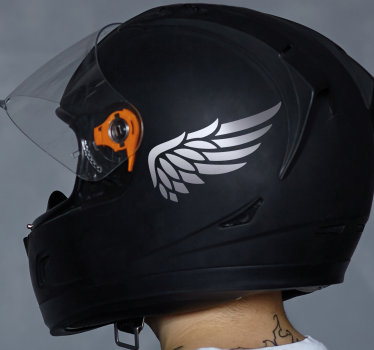 Vingar motorcykeldesign motorcykelklistermärke - Tenstickers
