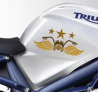 Vintage motorcykel klistermärken - Tenstickers