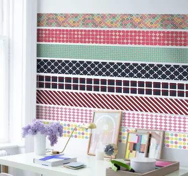 Washi tejp vägg klistermärke - Tenstickers
