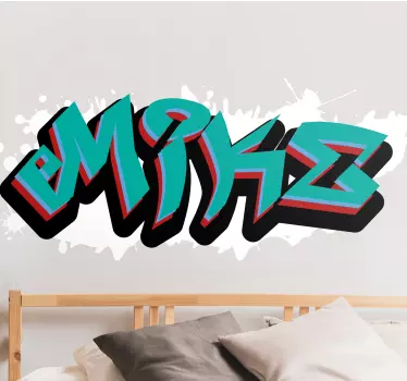 Wild style king graffiti anpassade dekal - Tenstickers