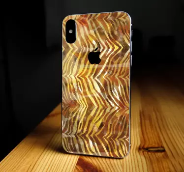 Zebra akvarell konsistens iphone dekal - Tenstickers