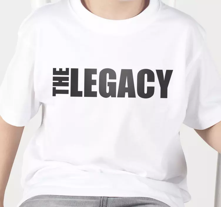 White legend uttalande t-shirt - Tenstickers