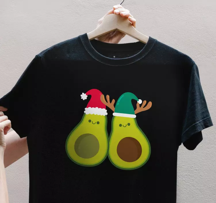 Avokado jul anpassad t-shirt - Tenstickers
