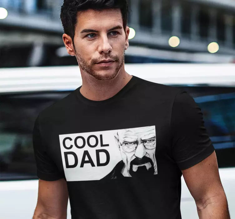 Cool pappa heisenberg skjorta fäder dag - Tenstickers