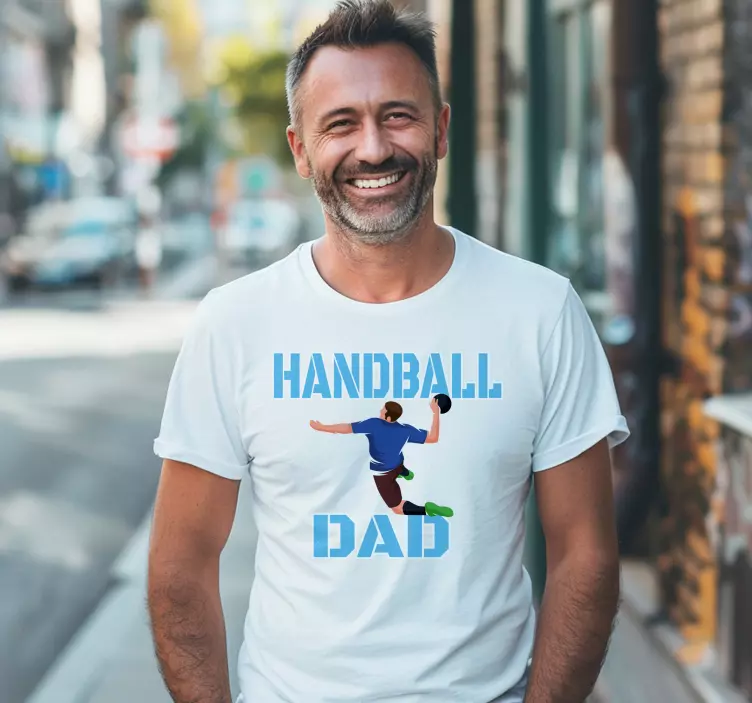 Handbollspappa T-shrits - Tenstickers