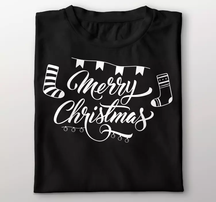 Julprydnad broderi skjorta - Tenstickers