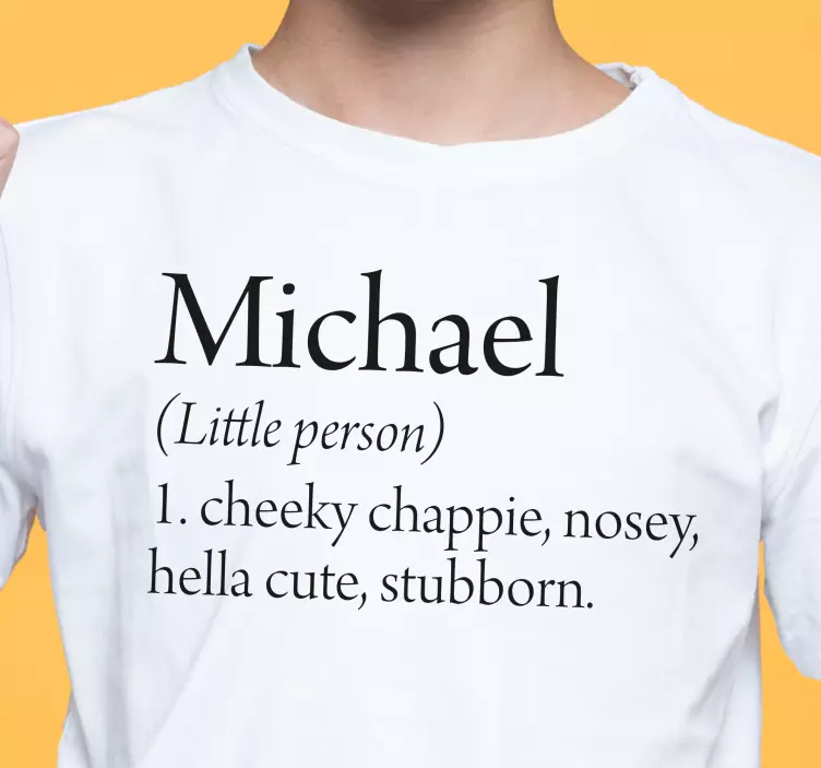 Liten person barn t-shirt - Tenstickers