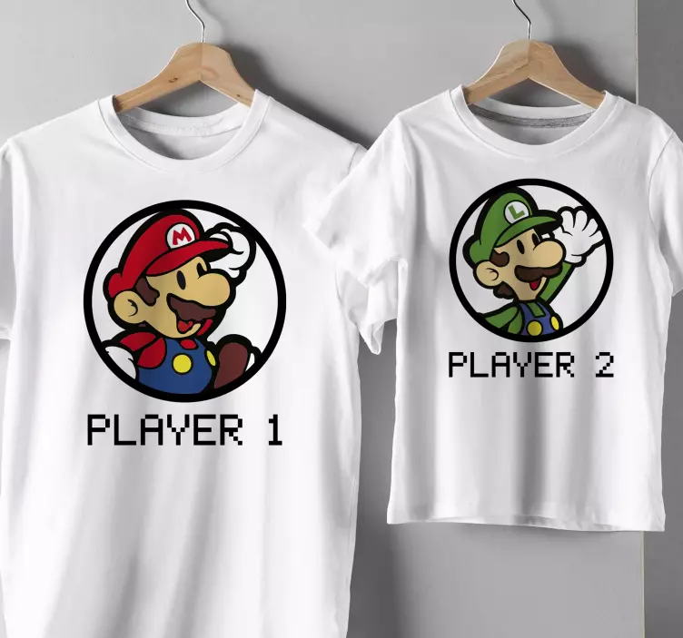 Mario och luigi barn-t-shirt - Tenstickers