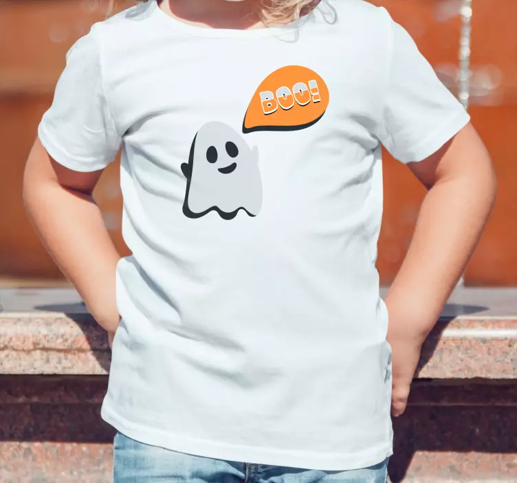 Söt spökt-tröja barn t-shirt - Tenstickers