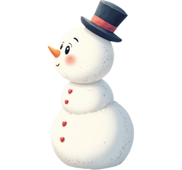 Snögubbe par i kärlek par t-shirt - Tenstickers
