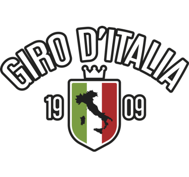 giro d'italia sköld t-shirt - Tenstickers