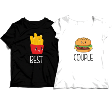 Bästa paret t-shirt - Tenstickers