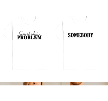 Par t-shirt någon annans problem - Tenstickers