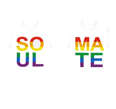 Par t-shirt lgbt självsystrar - Tenstickers