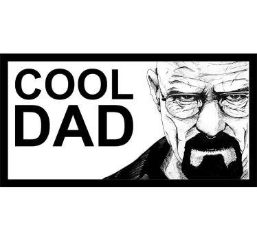 Cool pappa heisenberg skjorta fars dag - Tenstickers
