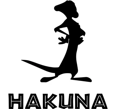 Hakuna matata barn-t-shirt - Tenstickers