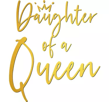 Drottning & prinsessa mamma och dotter t-shirt - Tenstickers