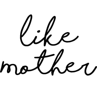 Som dotter som mamma t-shirt - Tenstickers