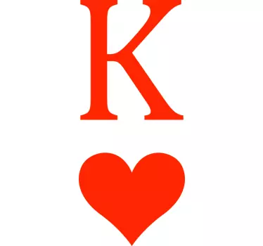 Drottning och kung poker version t-shirt - Tenstickers