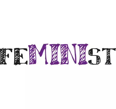 Feministiska t-shirts för barn och barn - Tenstickers