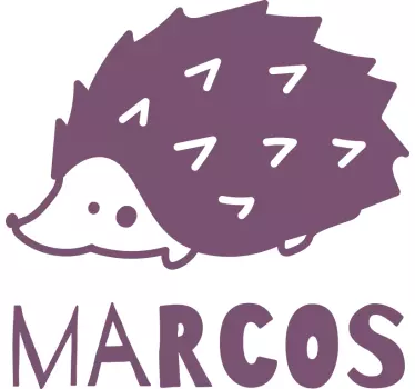 Mors och dotter t-shirt söt igelkott design - Tenstickers