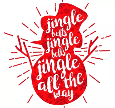 Klirrande klockor Chrismas tshirt - Tenstickers