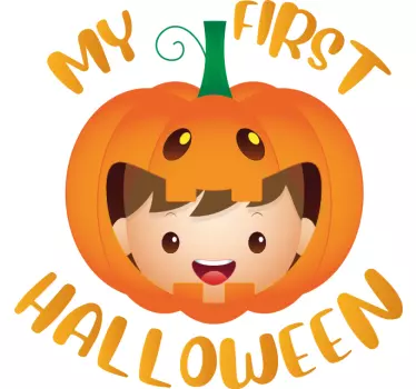 Min första halloween baby t-shirt halloween t-shirt - Tenstickers