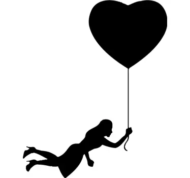 Hjärtat ballong matchande skjortor för par - Tenstickers