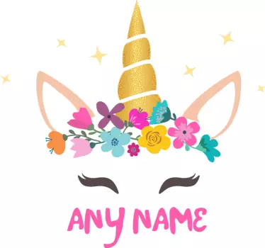 Anpassningsbar unicorn barnskjorta - Tenstickers