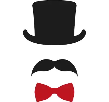 Mun tecknad mustasch matchande skjortor för par - Tenstickers
