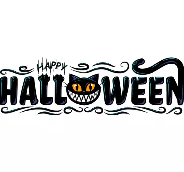 Glad halloween tecknad halloween t-shirt - Tenstickers
