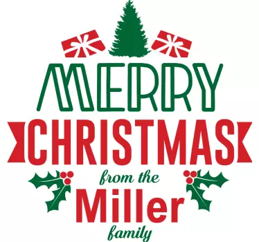 God jul och ett gott nytt år jul tee shirts - Tenstickers