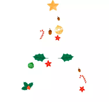 Julgran god jul tee shirts - Tenstickers