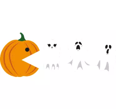 Pac man halloween t-shirt - Tenstickers