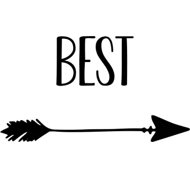 Best friends arrow t-shirt - Tenstickers